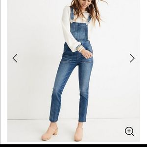 Madewell skinny overalls